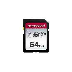 gZh SDJ[h 64GB UHS-I U1 V10 Class10 (ő]x100MB/s) f[^\tg TS64GSDC300S-E2