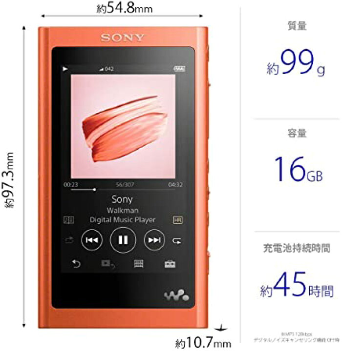 楽天市場】ソニー ウォークマン Aシリーズ 16GB NW-A55 : MP3 