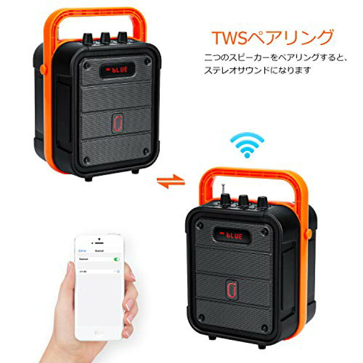 楽天市場】JYX スピーカーセット 拡声器 ワイヤレスマイク1本 