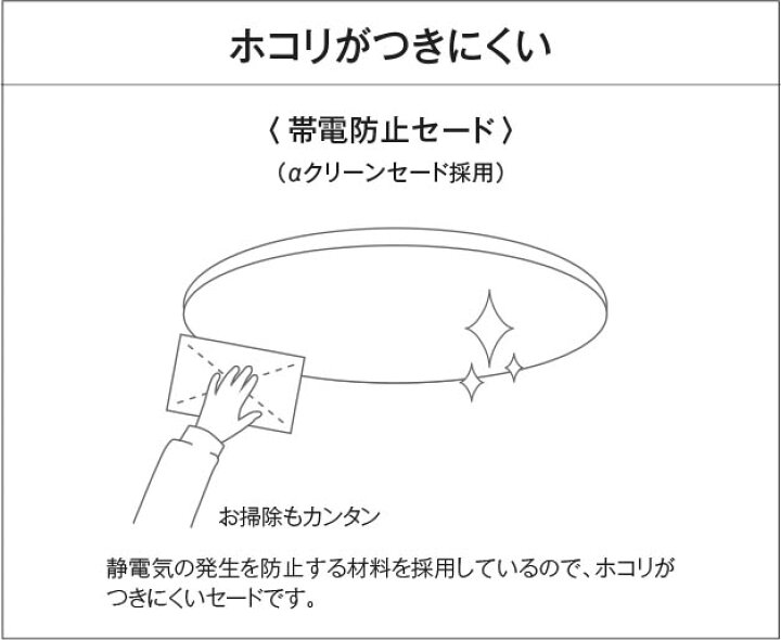 楽天市場】AH55709 調光調色LEDシーリング (〜8畳) LED（電球色＋昼 