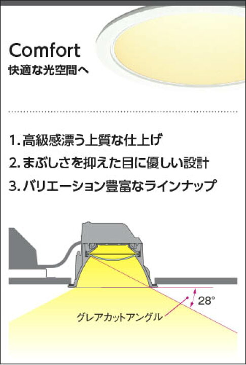 楽天市場】AD1243W27 調光対応LED高気密SBダウンライト （屋内屋外兼用 