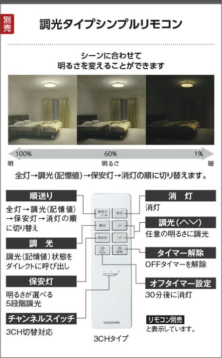 楽天市場】AH55724 調光対応LEDシーリング (〜10畳) LED（昼白色 