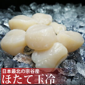 宗谷産ほたて玉冷1kg 大中込玉 日本最北の宗谷産