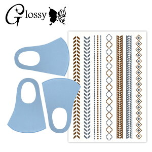 Glossy(ObV[) fR}XN J[}XN fR[V}XNLbg ^bN V[1 }XN3 u[ ߃TCY DM-268CS (䂤pPbgΉ)