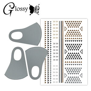 Glossy(ObV[) fR}XN J[}XN fR[V}XNLbg ^bN V[1 }XN3 O[ ߃TCY DM-308GS (䂤pPbgΉ)