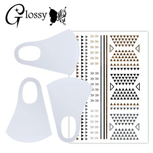 Glossy(ObV[) fR}XN J[}XN fR[V}XNLbg ^bN V[1 }XN3 zCg ʃTCY DM-308WM (䂤pPbgΉ)