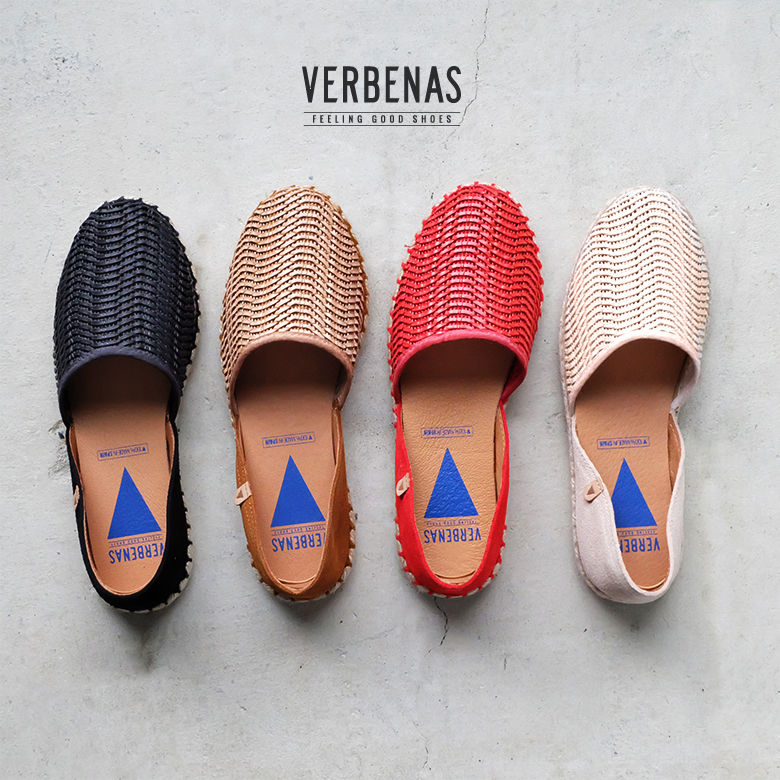 79％以上節約VERBENAS ベルベナス (ヴァービナス）レディース エスパ インポートシューズ（verbenas-058-191） スリッポン  本革 フラット メッシュ レディース靴
