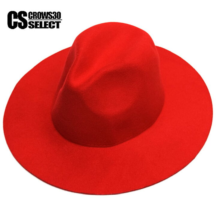 楽天市場 ハット メンズ つば広ハット レッドハット 赤 インポート 男 帽子 個性的 V系 ヴィジュアル系 モード系 ストリート系 ファッション 衣装 大人 ユニセックス メンズファッション レディース ビター系 お兄系 Alleglo クローズ30スタイル