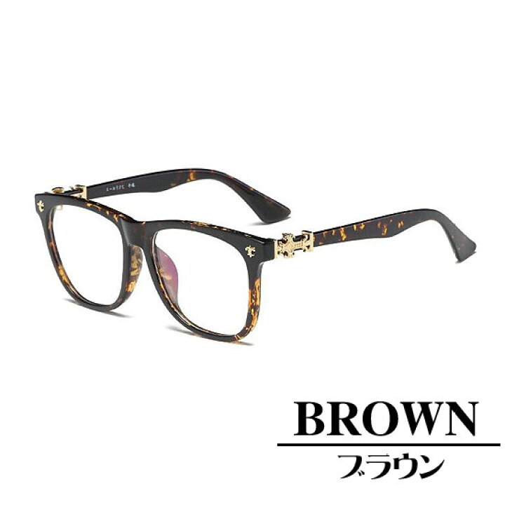 楽天市場】伊達メガネ オラオラ系 眼鏡 メンズ 黒縁 メガネ 十字架  