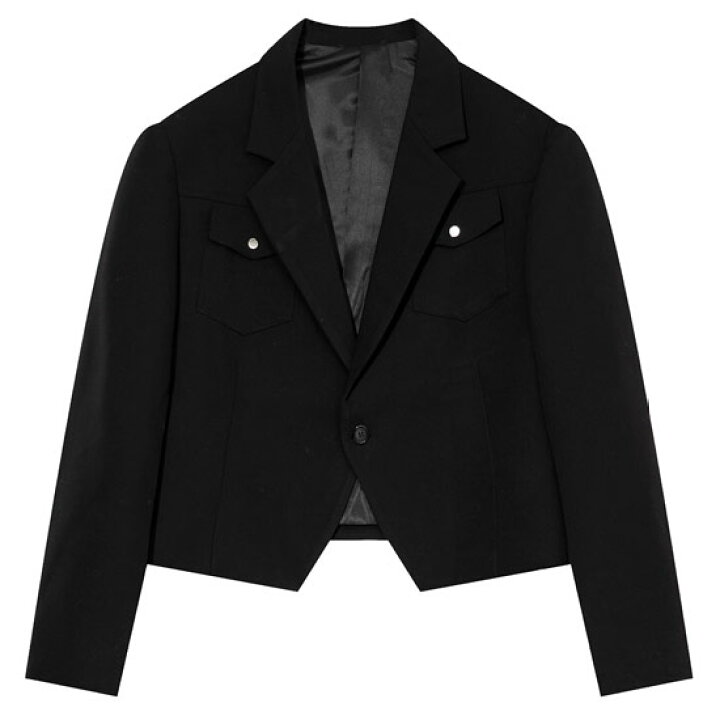 楽天市場】テーラードジャケット メンズ ショート丈 ジャケット モード  