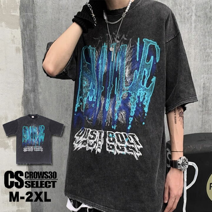 楽天市場】Tシャツ メンズ バンド系 Tシャツ メンズ ロング丈 V系 T 
