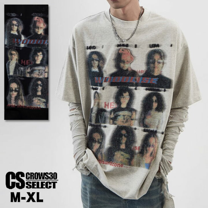 楽天市場】Tシャツ メンズ モード系 Tシャツ メンズ ロング丈 V系 T 