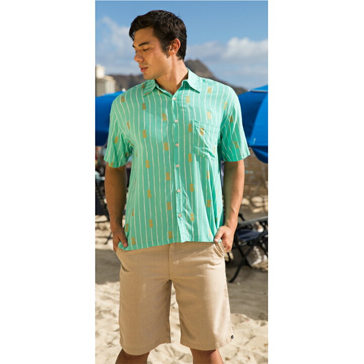 楽天市場 エンジェルズバイザシー Angels By The Sea Hawaii アロハシャツ 半袖シャツ ボタン メンズ ファッション ペア リゾート 海 ビーチ ハワイ アロハ パイナップル Aloha Diaries ハワイセレクトshop