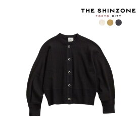 【ポイント10倍 4/18 14時～】THE SHINZONE(ザ シンゾーン) レディース CAPELIN CARDIGAN ケープリンカーディガン 19AMSCU20 定番 カットソー ニットリブ ベージュ ブラックショート カジュアル