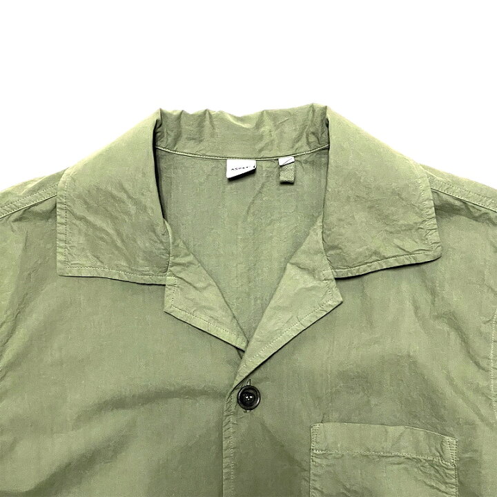 楽天市場】ASPESI アスペジ シャツ / ウォッシュドコットン オープン  