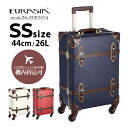 【最大20％OFFクーポン　7/22（火）9：59まで】ユーラシアトランク 機内持ち込み可 小型 SSサイズ キャビンサイズ レディース メンズ キャリーケース 旅行かばん シフレ EUR3054 44cm