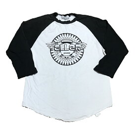 USED アレー 七分袖Tシャツ ホワイト/ブラック XLサイズ (Aller)【古着】【海外直輸入USED品】 【閉店 売り切り】