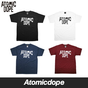 �yAtomicdope�zATOMIC DOPE CITY Tee Black White NavyBlue Burgundy T�V���c �u���b�N �z���C�g �l�C�r�[�u���[ �o�[�K���f�B�[ �A�g�~�b�N�h�[�v
