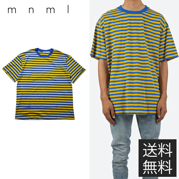 楽天市場】【送料無料】mnml STRIPED ワイドシルエット ボーダー T 
