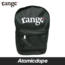 【送料無料】【range】LOGO BACK PACK 2 Black バックパック ブラック 鞄 黒 レンジ