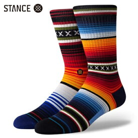 STANCE CURREN ST CREW ソックス マルチカラー 靴下 総柄 SOCKS MultiColor スタンス