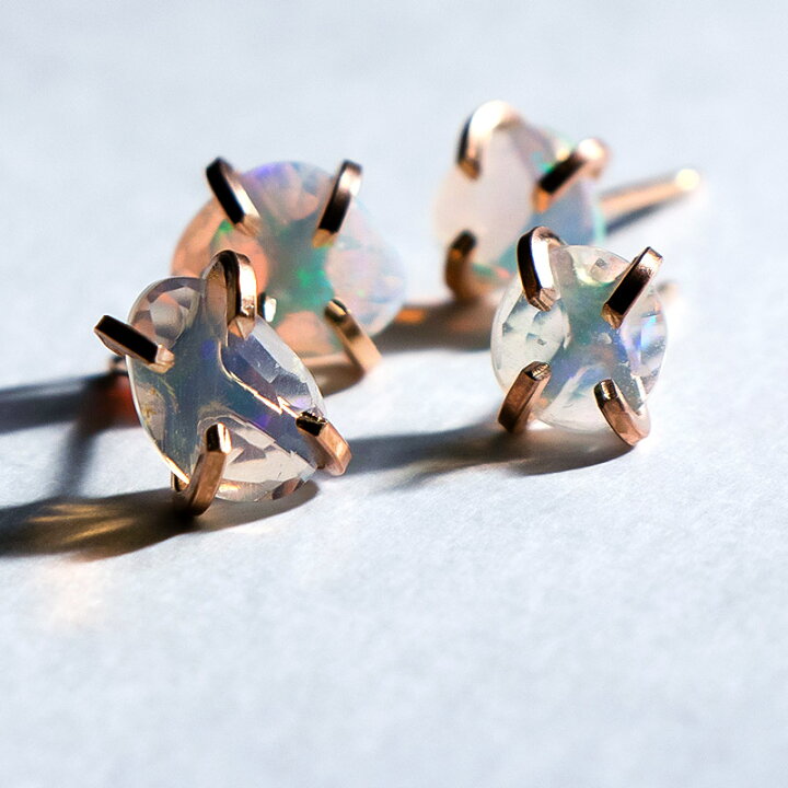 楽天市場】天然石 ピアス / 片耳 スタッドピアス / 14KGF ゴールド  