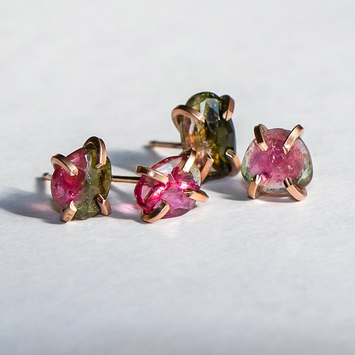 楽天市場】天然石 ピアス / 片耳 スタッドピアス / 14KGF ゴールド 