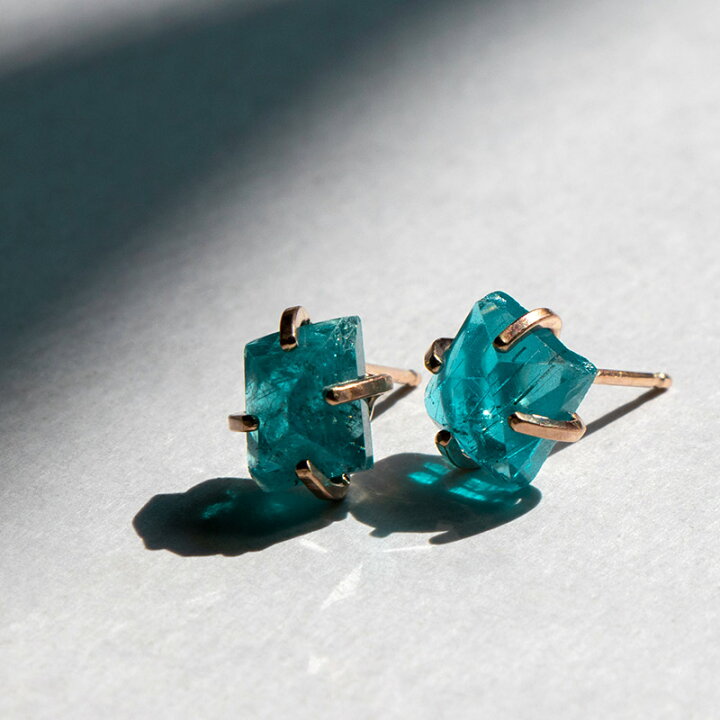 楽天市場】天然石 ピアス / 片耳 スタッドピアス / 14KGF ゴールド 