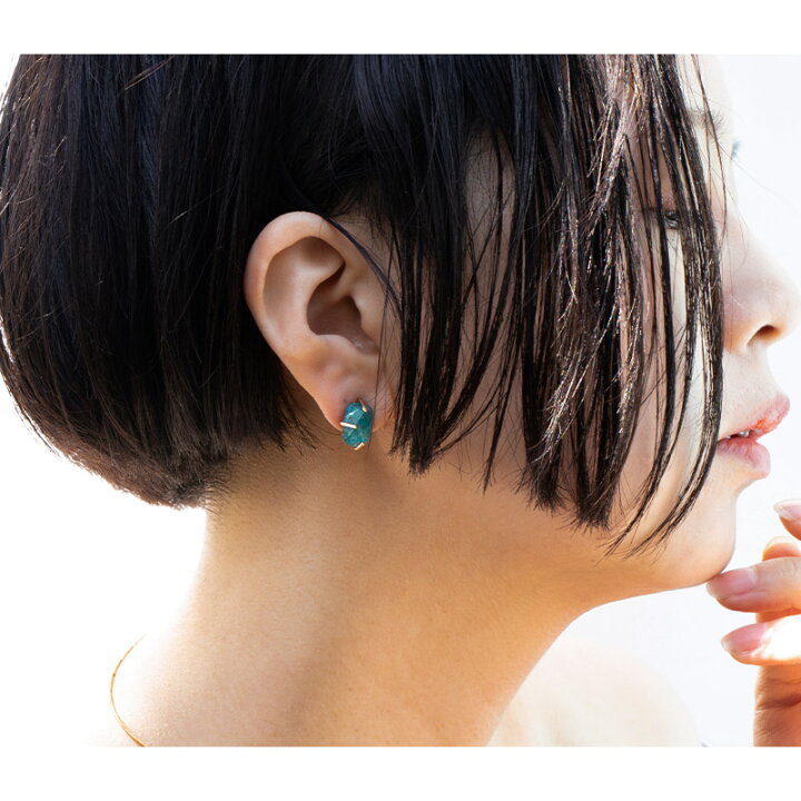 楽天市場】天然石 ピアス / ペア スタッドピアス / 14KGF ゴールド 
