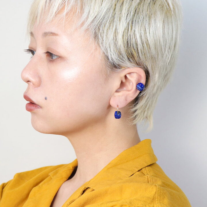 楽天市場】【3WAY】イヤリング ピアス イヤーカフ 天然石 / 14KGF 