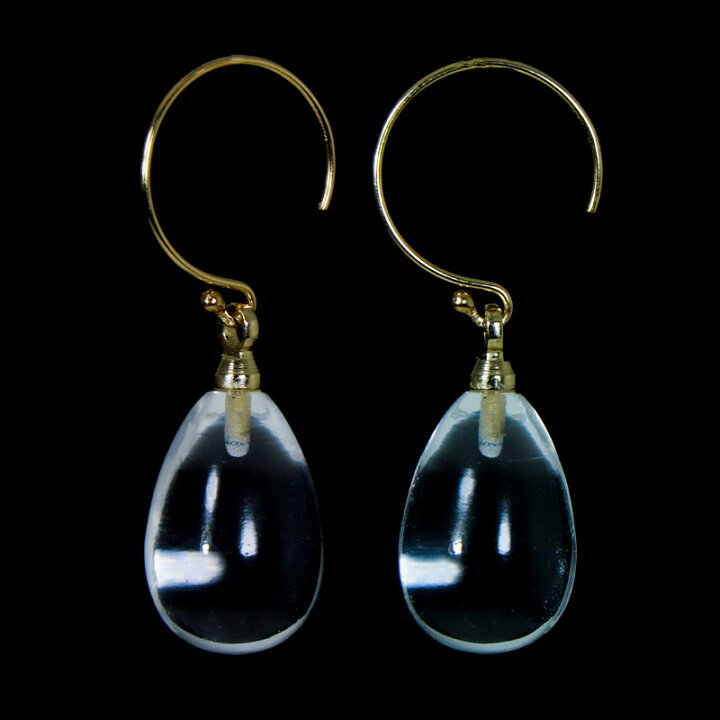 楽天市場】【イヤリング付替OK】ピアス イヤリング 水晶 クォーツ 