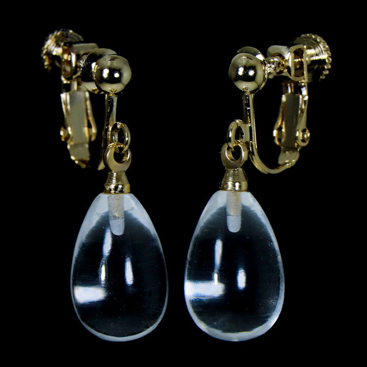 楽天市場】【イヤリング付替OK】ピアス イヤリング 水晶 クォーツ 