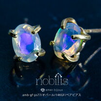 楽天市場】14K（種類（宝石）オパール）（ピアス｜レディース 