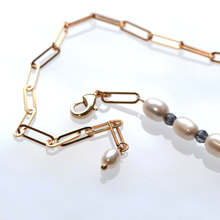 楽天市場】淡水パール 天然石 硝子 ネックレス / カジュアル 上品 結婚 