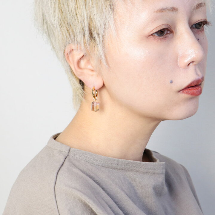 楽天市場】【選べる】イヤリング ピアス 天然石 /水晶 レモンクォーツ 