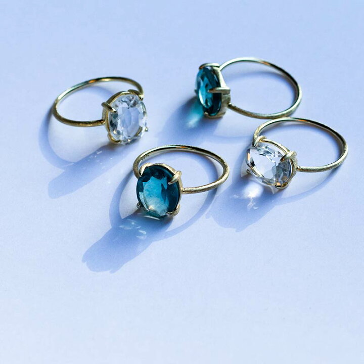 楽天市場】水晶 蛍石 天然石 指輪 リング / シルバー925 18Kメッキ 