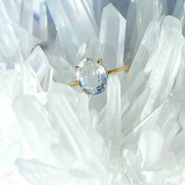楽天市場】水晶 蛍石 天然石 指輪 リング / シルバー925 18Kメッキ 