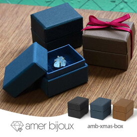 ミニギフトボックス リング ピアス イヤリング / ラッピング 贈り物　母の日 プレゼント クリスマス ギフト プチギフト プレゼント / amb-xmas-box Amer Bijoux