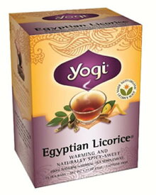 【最大2,000円クーポン5月16日01:59まで】Yogi Tea ヨギティー エジプシャン リコリス 16ティーバック Egyptian Licorice