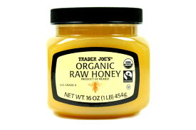 【最大2,000円クーポン5月27日1:59まで】Trader Joe's トレーダージョーズ 天然生ハチミツ 454g(16 oz) ORGANIC RAW HONEY