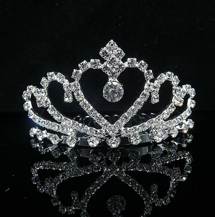 楽天市場 普通郵便 250円 キラキラティアラウェディング 結婚式にぴったりアクセサリー 華やかに演出 キラキラティアラ ブライズメイド ハロウィン Amoll