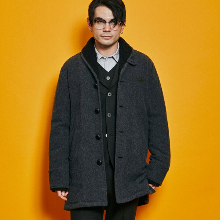 楽天市場】(ローター) ROTAR Melton Boa ranch coat メルトン ボア 
