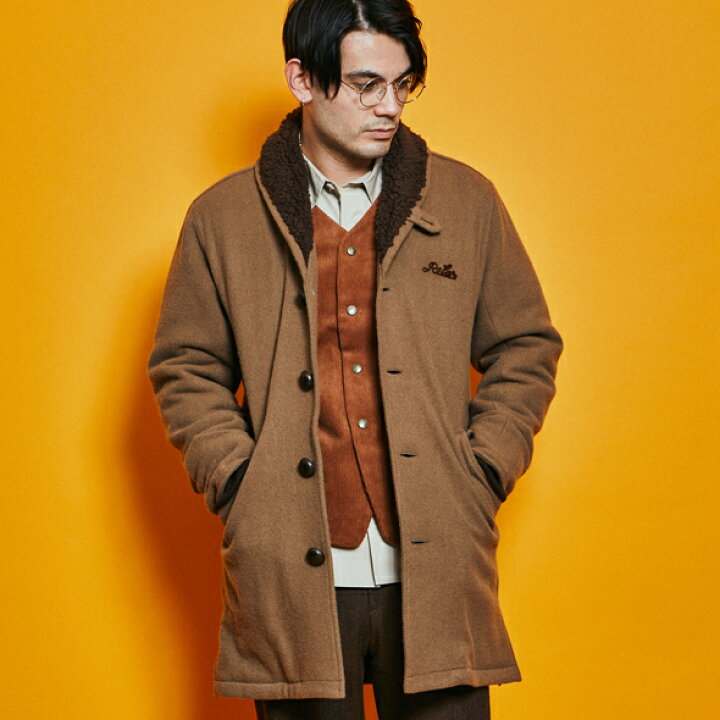 楽天市場】(ローター) ROTAR Melton Boa ranch coat メルトン ボア 