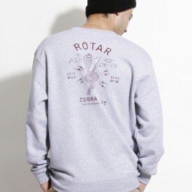 (ローター) ROTAR COBRA TWIST SWEAT バックプリント rt2157207