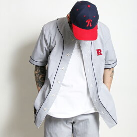 (ローター) ROTAR COOLMAX FABRIC Baseball Shirt クールマックス シアサッカー ストレッチ ベースボールシャツ rt2234014