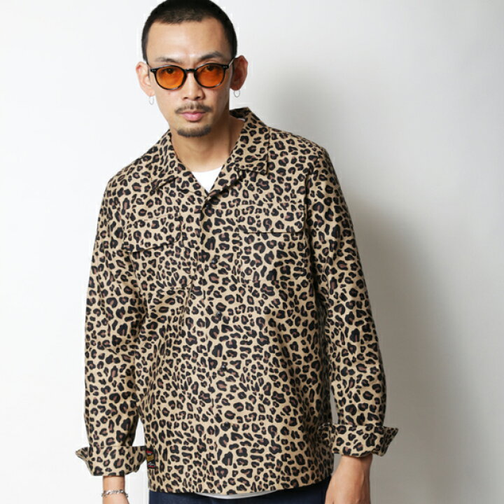 楽天市場】(ローター) ROTAR Leopard Open Coller Shirt rt2314005 