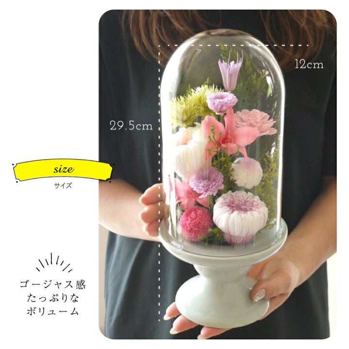 全店販売中 プリザーブドフラワー 仏花 お供え花 ガラスドーム 花 お供え物 プリザードフラワー仏花 供花 御仏前アレンジ 法事 仏壇用 仏具 花ギフト おしゃれ お供えの花 ミニ モダン お彼岸 弔電 一周忌 アレンジ仏花 命日 造花 三回忌 四十九日 一対 ペット 喪中 豪華