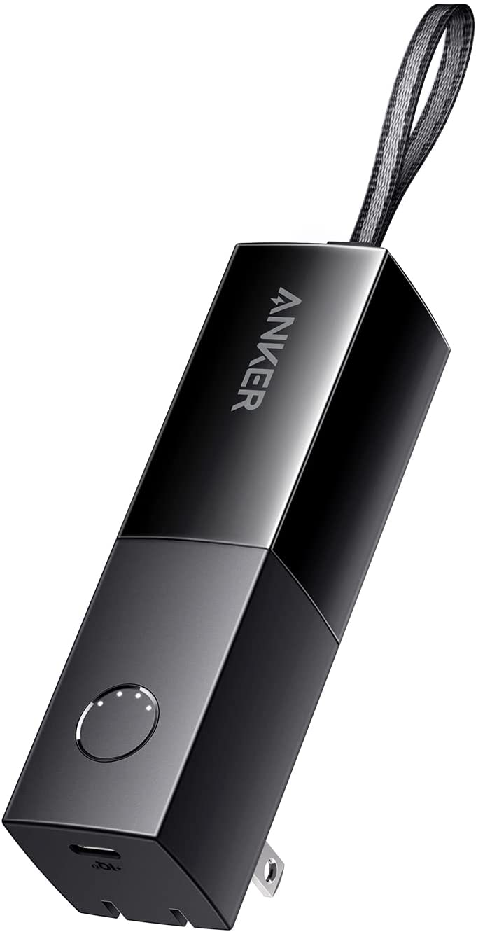 Anker 511 Power Bank (PowerCore Fusion 5000) (5000mAhモバイルバッテリー搭載 USB充電器/USB  PD対応) 【PSE技術基準適合/コンセント 一体型/PowerIQ 3.0(Gen2)搭載/折りたたみ式プラグ】 iPhone13 /13 Pro  