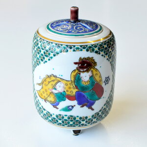 【お買い得品】【香炉】「小紋に唐子」山中国盛作【九谷焼】【香炉】【お香】【香器】【室内香】【特売】【掘り出し物】【特別価格】【アウトレット】【在庫一掃セール】【送料無料】