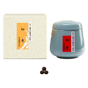 練香 初音〔はつね〕 壷 日本香堂聞香 お香 和の香 香道 茶道 室内香 癒し おうち時間 香道 薫物 沈香 白檀 お香 初心者 フレグランス 香炉 灰 香炭